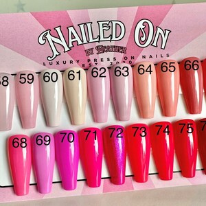 Solid Color Gel Nägel || Rosa Nägel || Drücken Sie auf die Nägel || Gel X Nägel || Zuhause Gel Nägel || Salon Nägel || Schürzen || Personalisierte Gelnägel