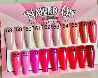 PRESS ON NAILS Solid Nude Colour All Gel Nails Gel X Nails at Home Gel