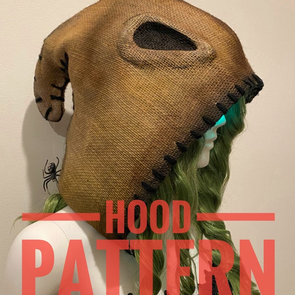 PATTERN - Oogie Inspired Hood Video Tutorial & Pattern