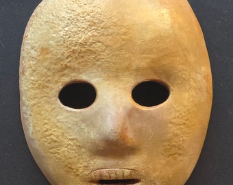 Neolithic stone mask replica