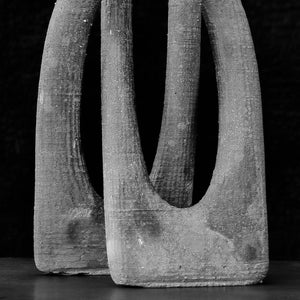 Infinity sculpture, Concrete decor, Infinity sculpture, Contemporary sculpture, love knot, modern minimalistic image 5