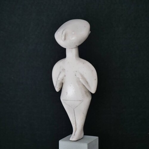The Stargazer, ancient, historic art, birth of humanity, alien, Guennol Stargazer, museum replica, shops stargazer, Anatolian, Kiliya, sapiens
