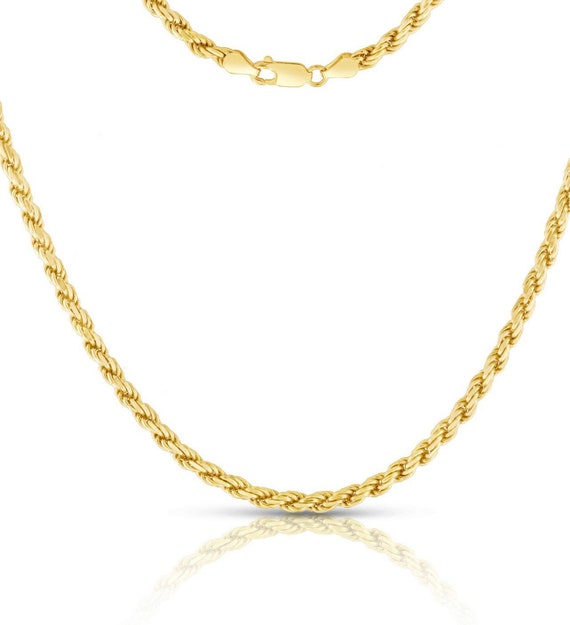 Solid 925 Sterling Silver 1.25mm Beaded Box Chain Necklace - with Secure Lo ADIRFINE 925 Sterling Silver 1.25mm Solid Rope Chain Necklace