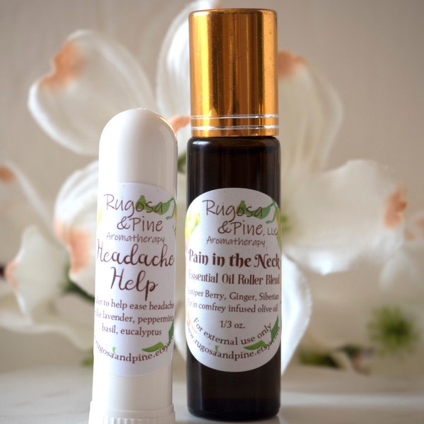 Migraine Help Essential Oil Blend Inhaler Natural Remedy