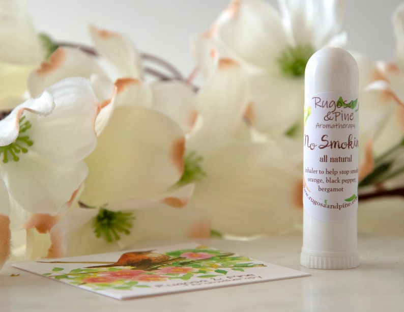 Quit Smoking Help Essential Oil Blend Inhaler Natural Remedy Etsy