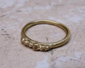 Chunky Ring, Gold Ring, Yellow Gold Ring, White Gold Ring, Rose Gold Ring, Dainty Ring, Stacking Ring, Gold Wedding Ring,