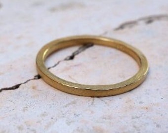 Delicate Ring - Delicate Wedding Band - Delicate Wedding Ring - Delicate Handmade Wedding Ring - Thin Ring - Thin Gold Ring - 14k Gold Ring