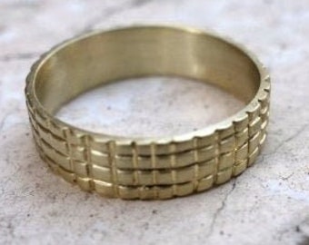 Mens Gold Wedding Ring, Men's Gold Wedding Band, Men's Ring, Men's Yellow Gold Ring, Men's Gold Ring, Mens Wedding Band