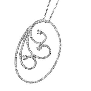 diamond necklace, Genuine Natural Diamond Pendant 18k white gold, diamond necklace for woman, dainty necklace