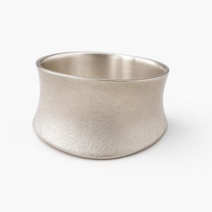 Women Wide Silver Ring, Silver Ring for Woman, Sterling Silver Chunky Ring Women&#39;s, Flat wide silver ring, handcrafted silver ring