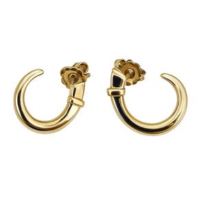 Gold Stud Earrings, Solid Gold Stud Earrings, Gift For Her, Gold Earrings, Gold Stud Earring, Gold Circle Stud, Texture Gold Earrings