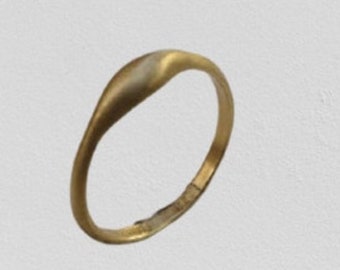 Zarter Ring Gold, Zarter Stapelring Frauen, Stapelring/ Schlichter zarter Ring/ Dünner Ehering/ Dünner Ring