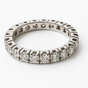 Full Eternity Diamond Wedding Band, Diamond Wedding Ring, Wedding Jewelry, Fine Jewelry, Multi-stone Diamond Ring, Classic Diamond Ring