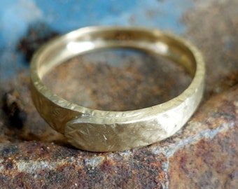 Gold Wedding Band, Women's Ring, Promise Ring, Wedding Ring Gold, Handmade Wedding Band, Bridal Jewelry, Women's Wedding Ring Gold