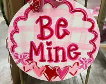 Valentine Door Hanger | Heart Door Hanger | Happy Valentine’s Day door hanger