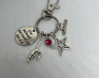 Gymnastic keychain