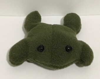 tiny stuffed frog