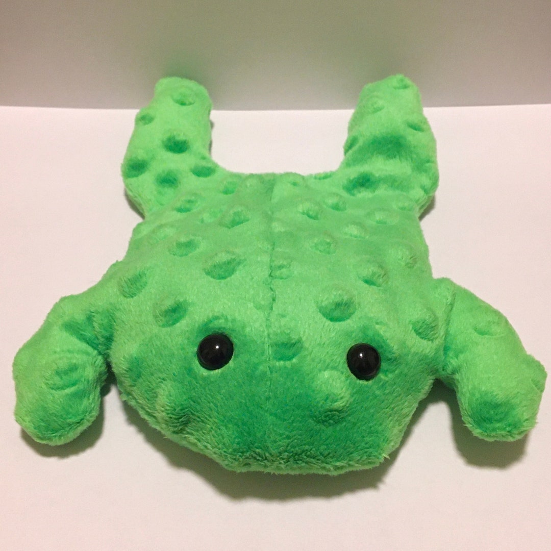 Rice Filled Green Toad Plush - Etsy