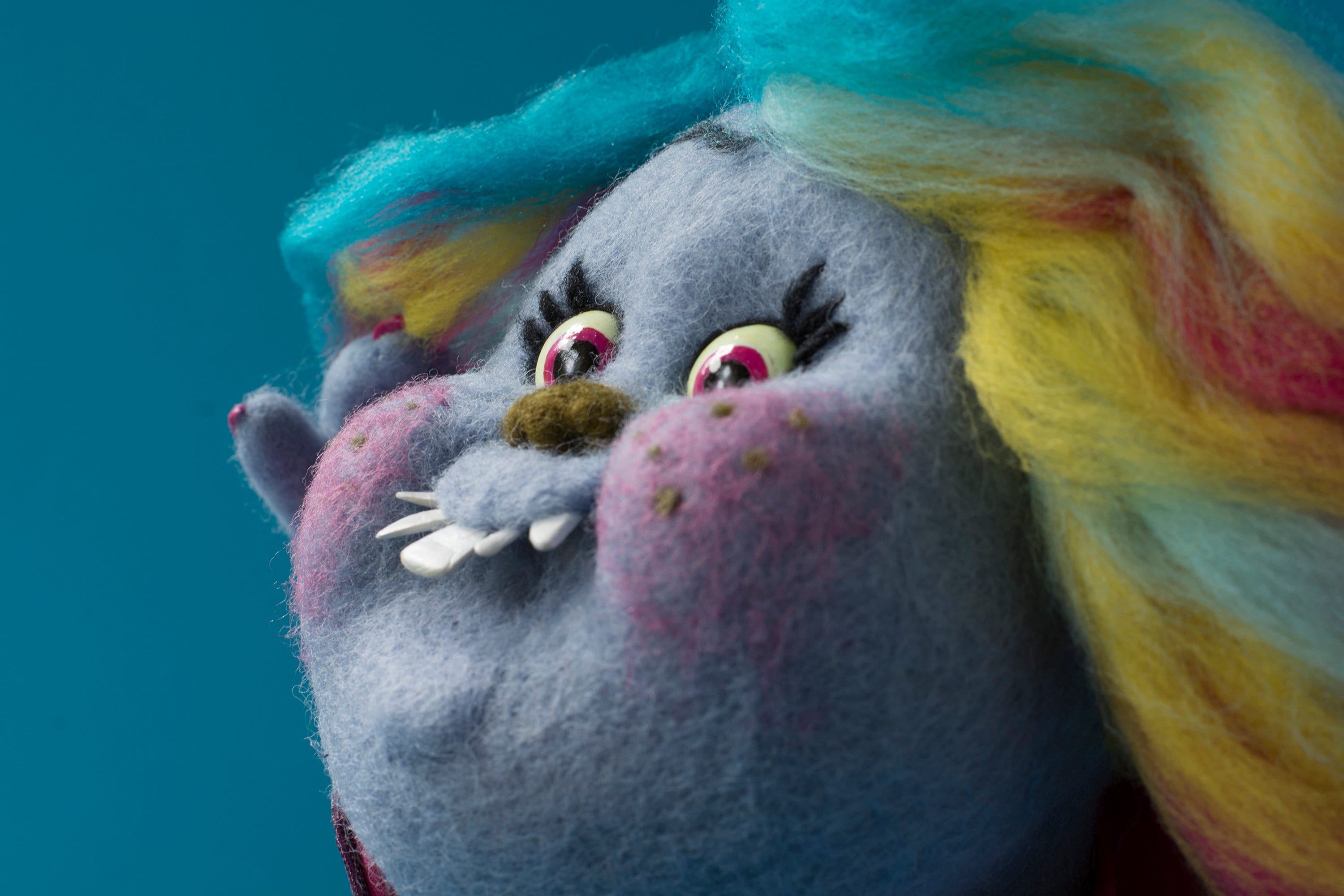 Trolls, Wool Toy,lady Glitter Sparkles,bridget,cartoon Character