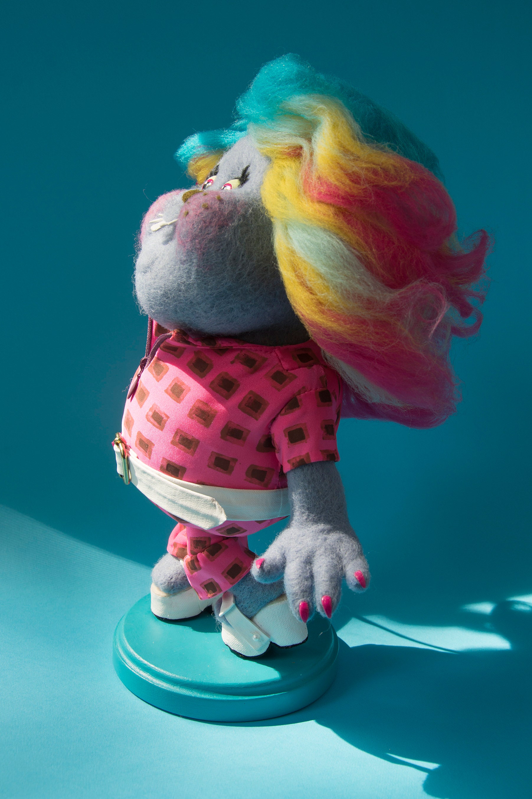Trolls, Wool Toy,lady Glitter Sparkles,bridget,cartoon Character
