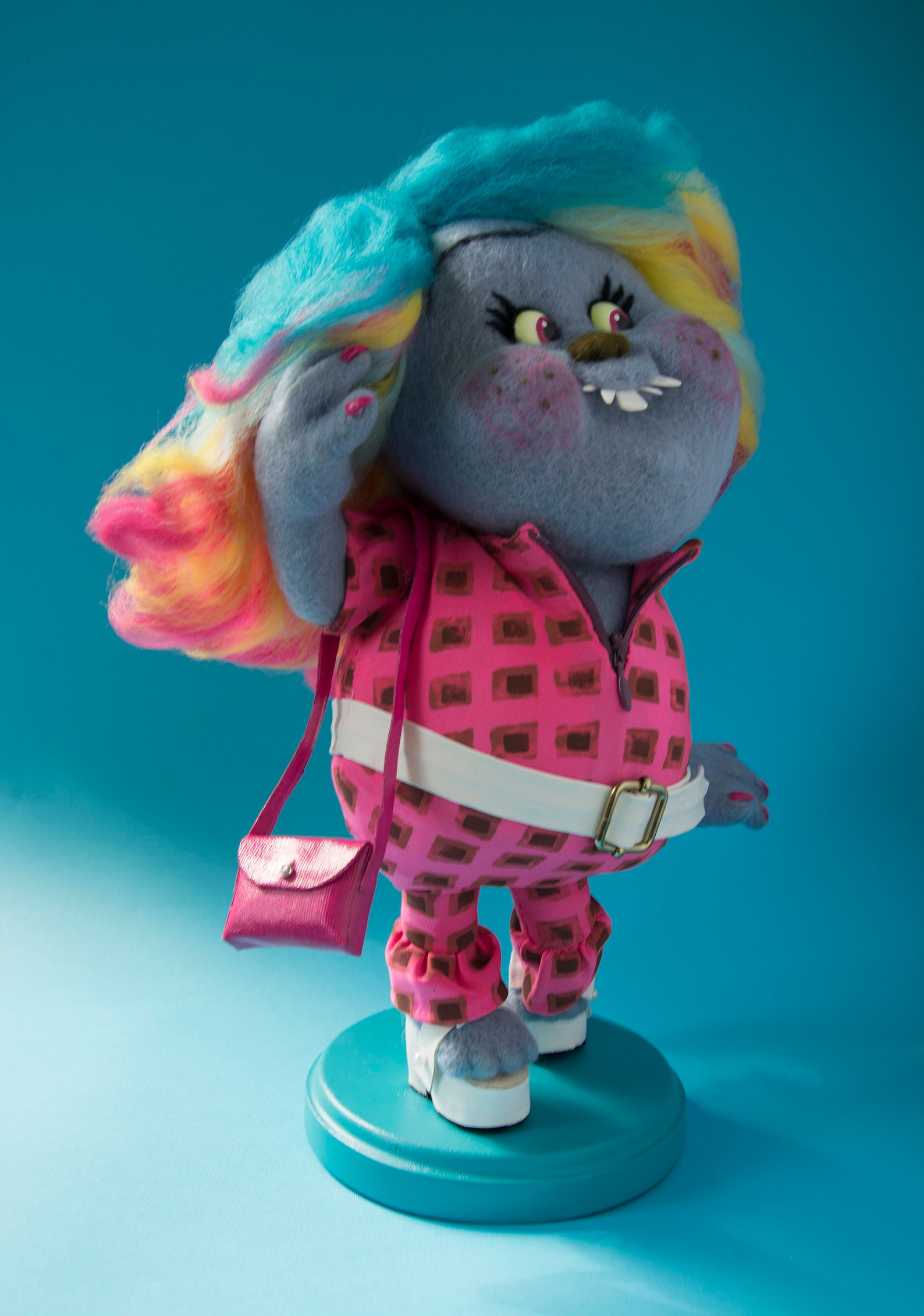 Trolls, Wool Toy,lady Glitter Sparkles,bridget,cartoon Character