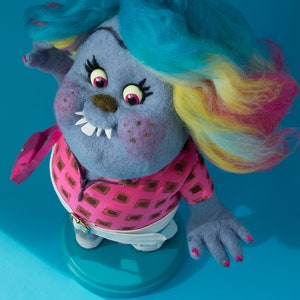 Trolls, Wool Toy,lady Glitter Sparkles,bridget,cartoon Character