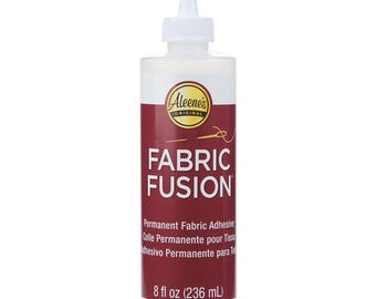 Aleene's Fabric Fusion Adhesive, 8-Ounce Permanent Fabric Glue