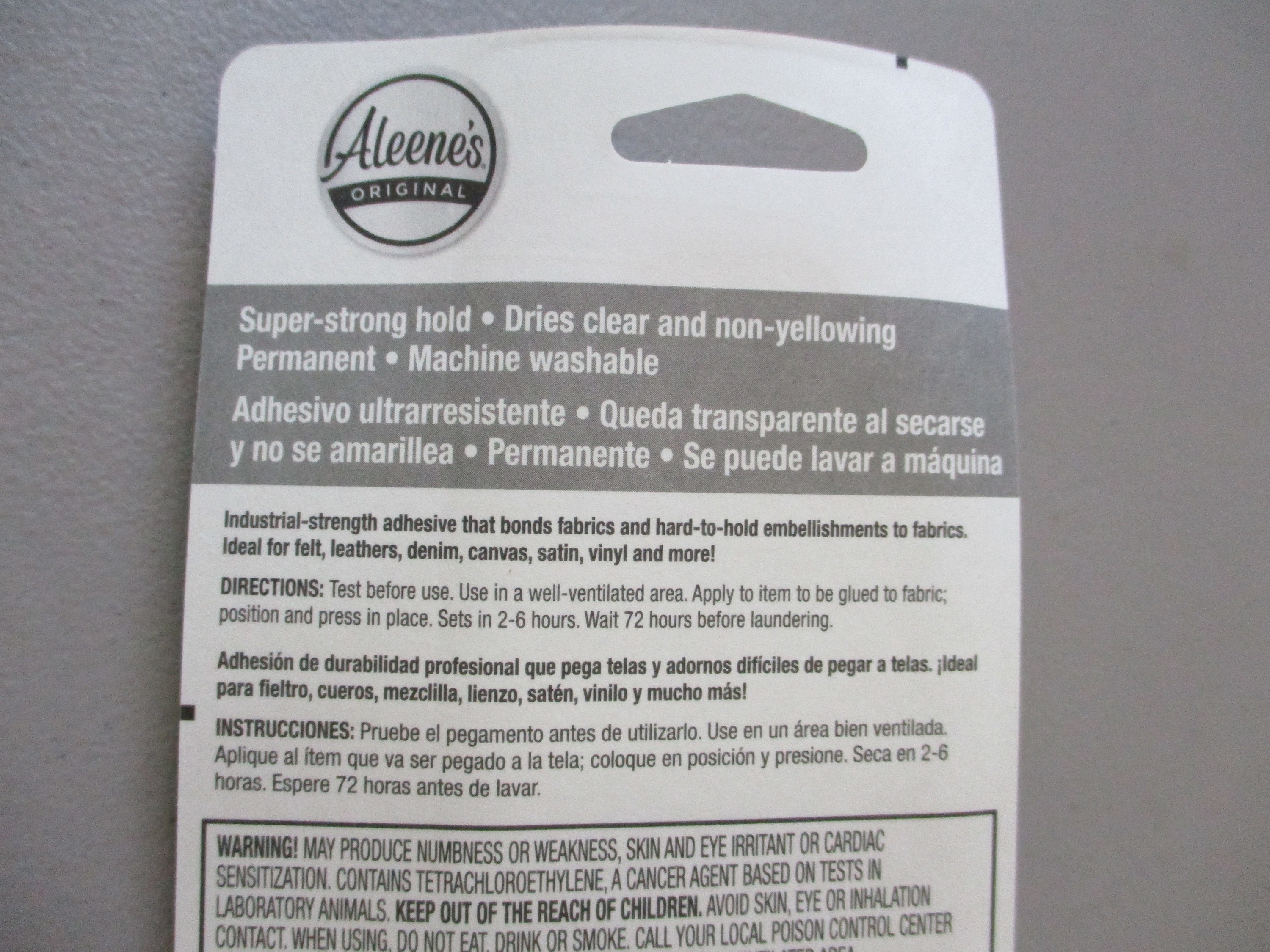 Aleene's Super Mini Pack Fabric Glue, Clear