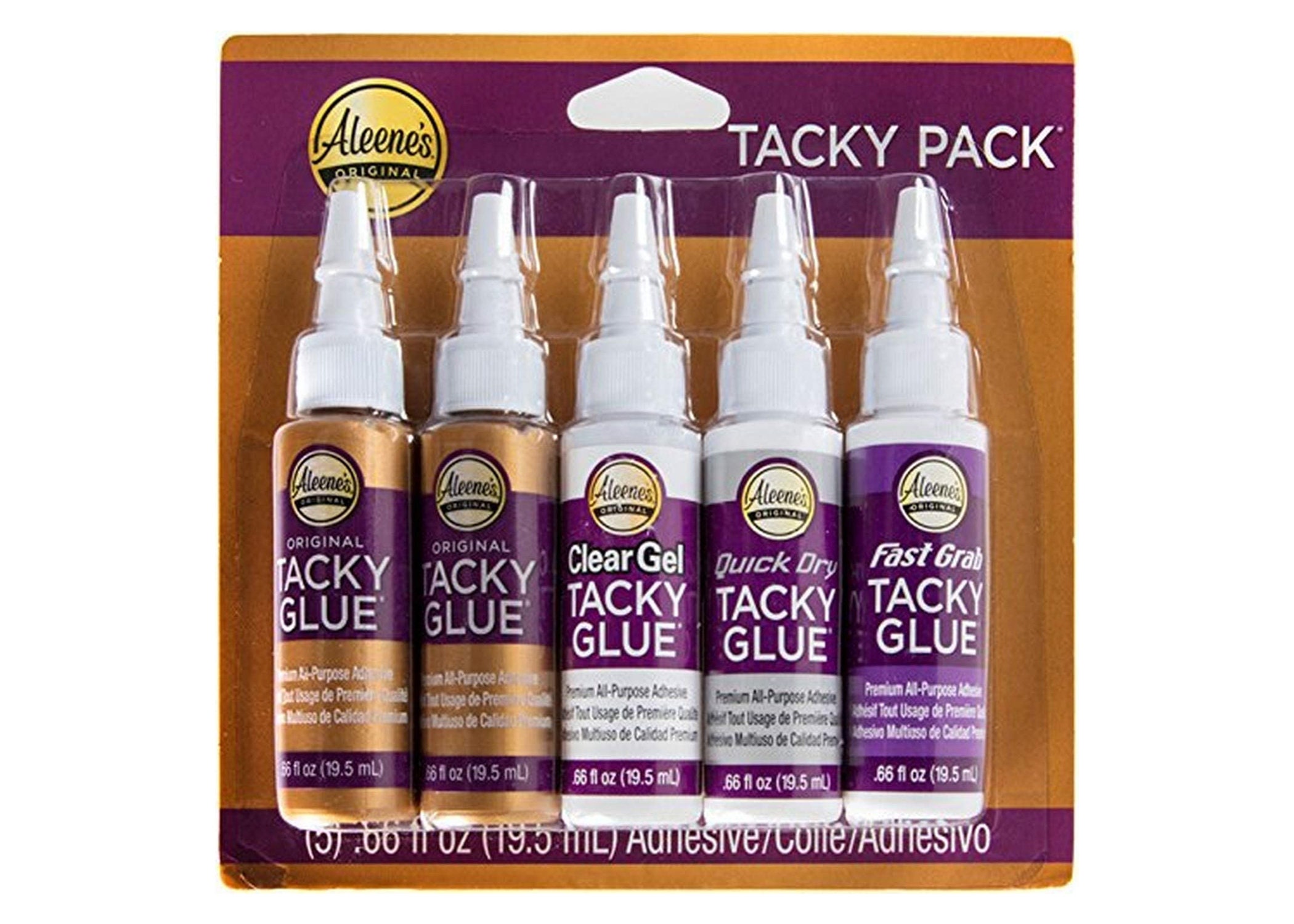 Aleenes 4-Ounce Original Tacky Glue 2 Pack & 3 Pixiss 20ml Refill