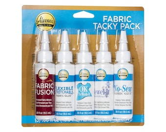 Aleene's Tacky Pack Fabric Glue, 5pk