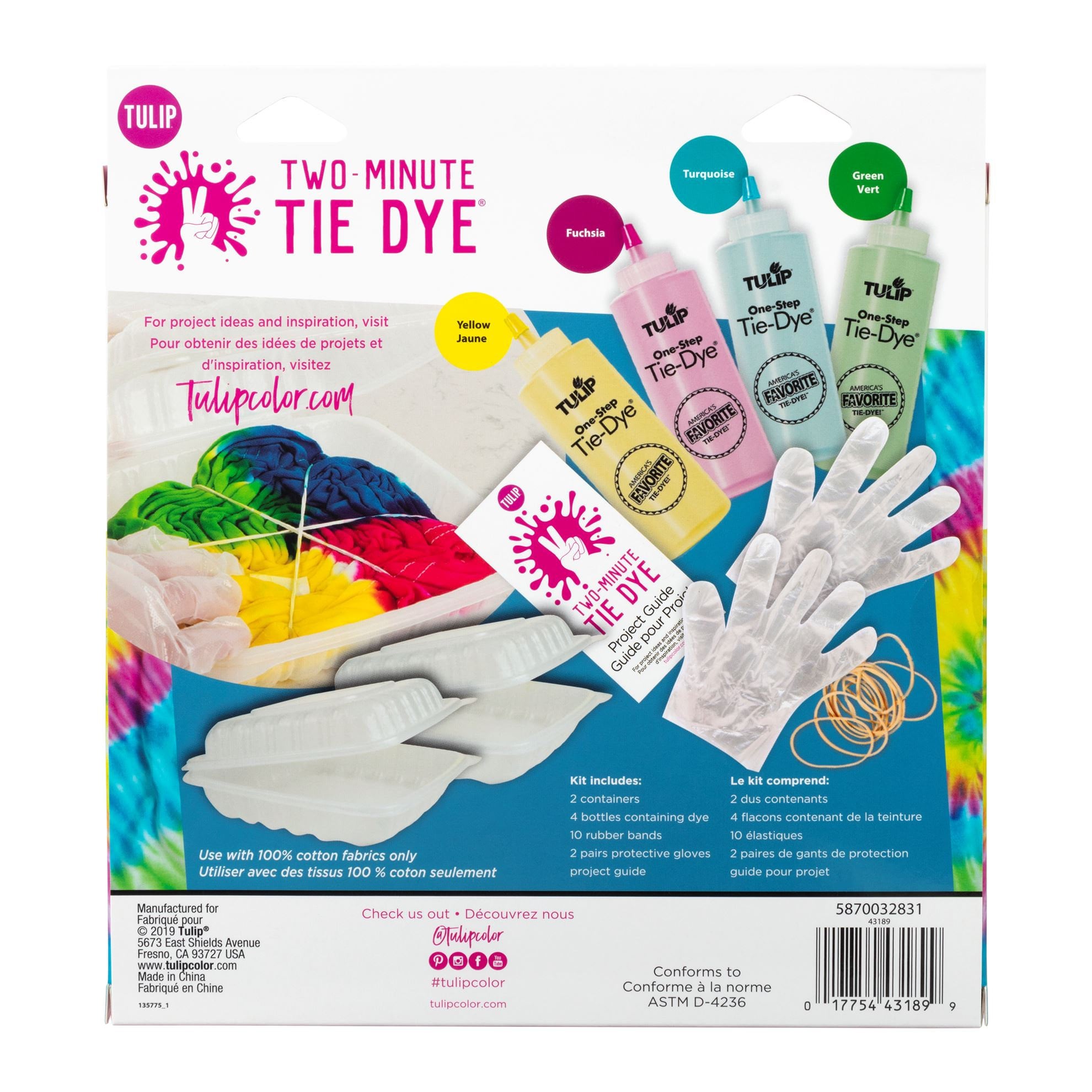 Tulip Reverse Tie-Dye Kits