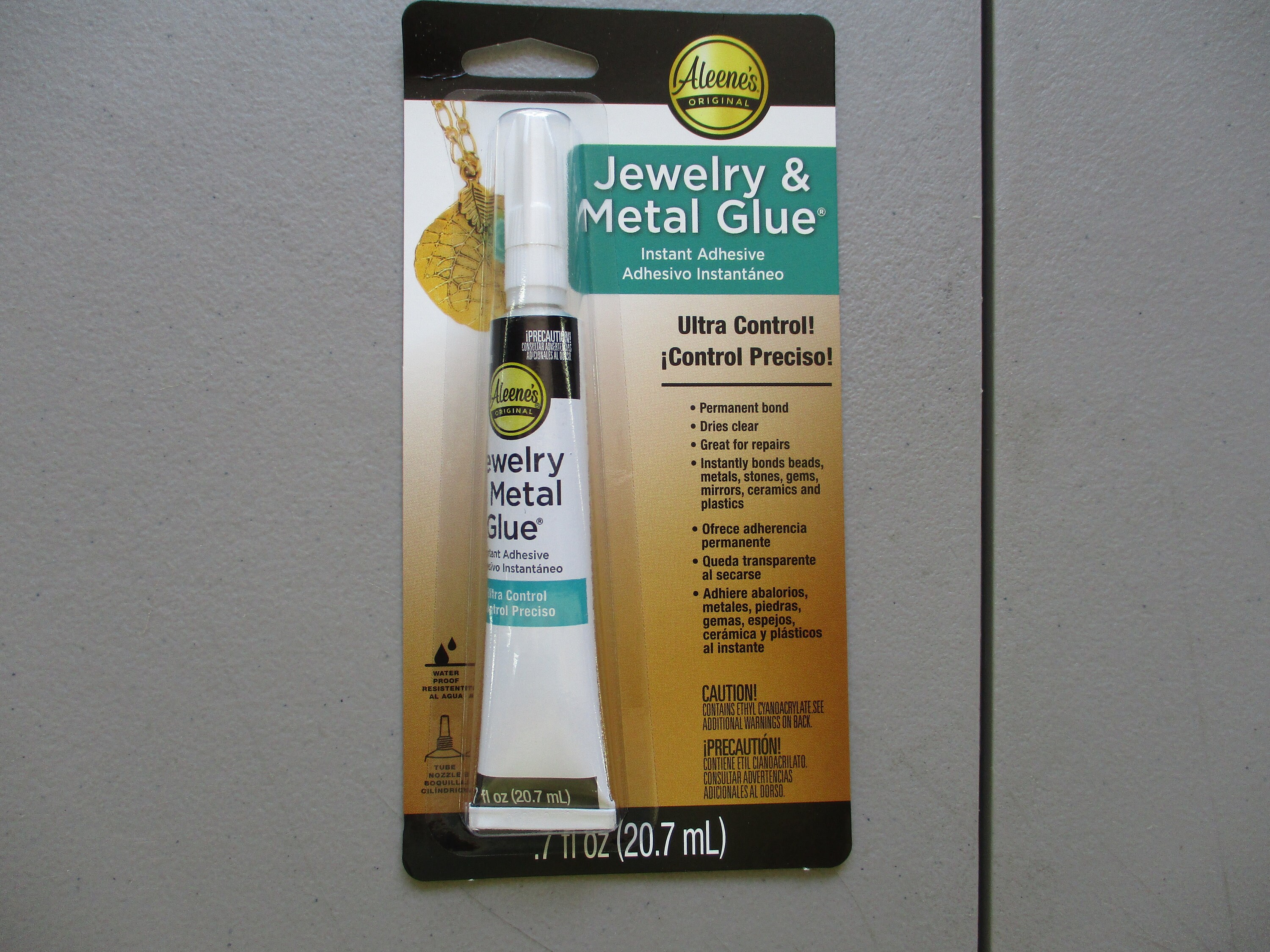 Buy NEW, Jewelry & Metal Glue, Instant Adhesive, Ultra Control, Permanent  Bond, Dries Clear, Instantly Bonds, .7 Fl Oz/ 20.7ml Online in India 