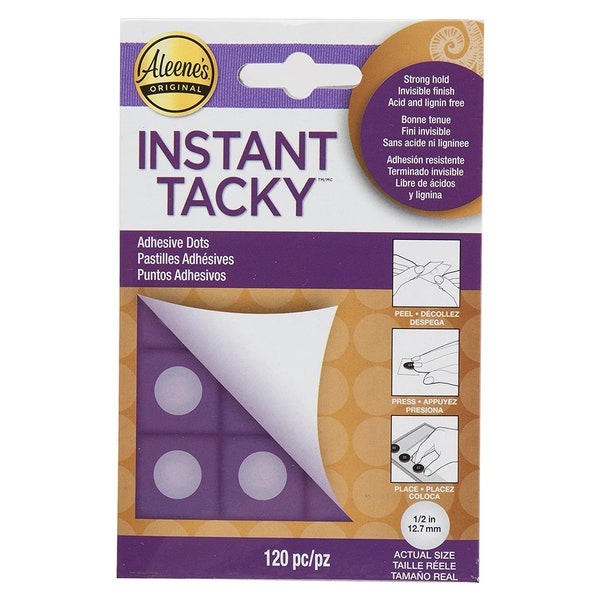 Aleene's Instant Tacky Adhesive Dots, Double sided