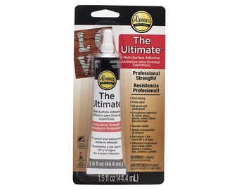 Aleene's Ultimate Multi-Surface Adhesive, Strong Bond for Crafting & DIY Projects, 1.5 oz, Versatile  Fast-Drying