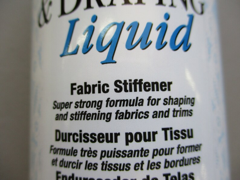 Aleene's Fabric Stiffener & Draping Liquid 16 Fl. Oz Etsy
