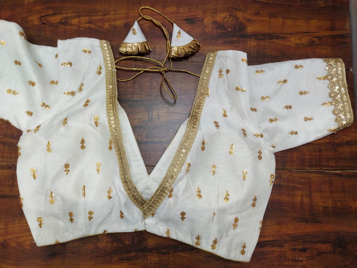 Beautiful Designer Sabyasachi Style Neck Blouse main image 1