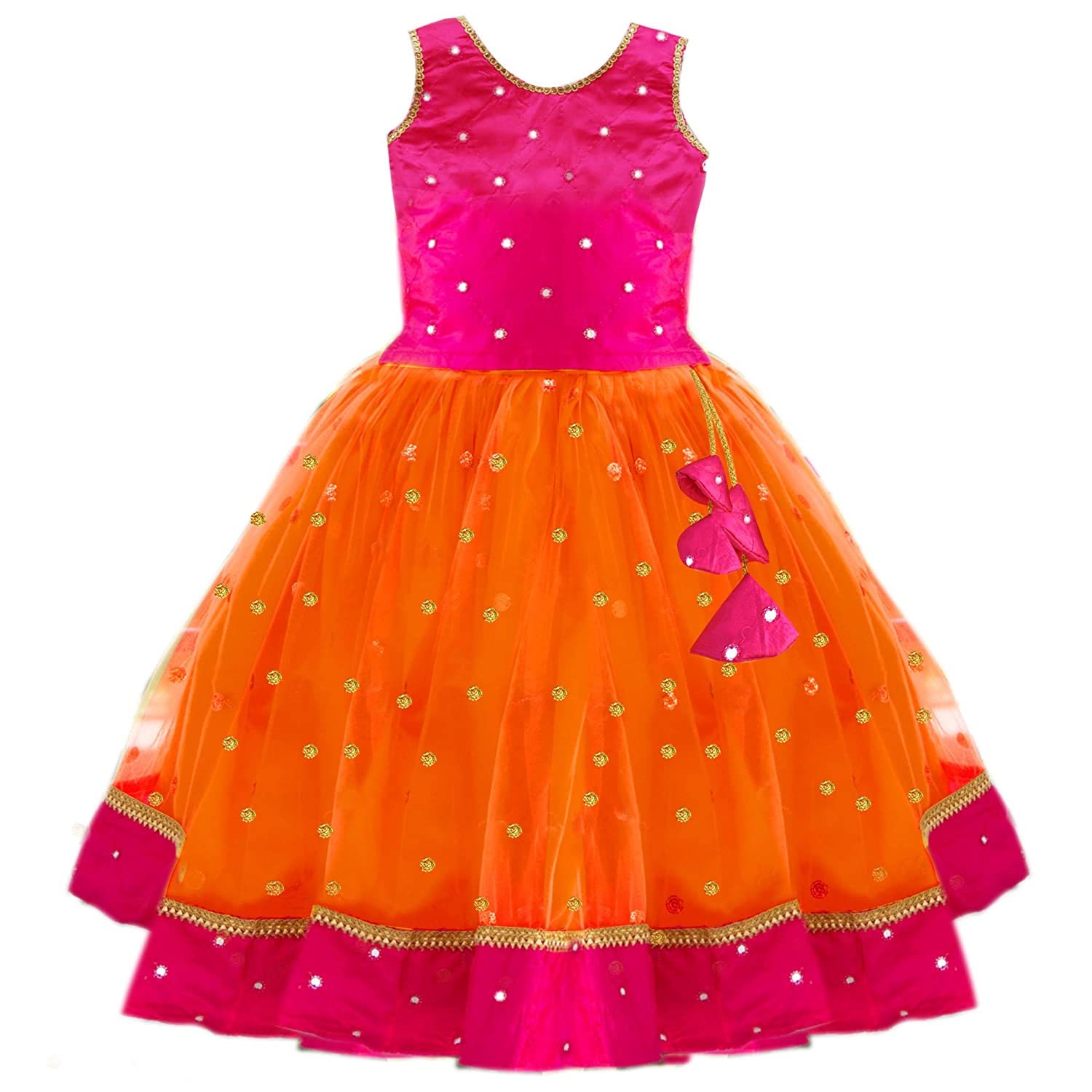 Buy The Jaipur Bazar Baby Girl's Cotton Pink Lehenga Choli at Amazon.in