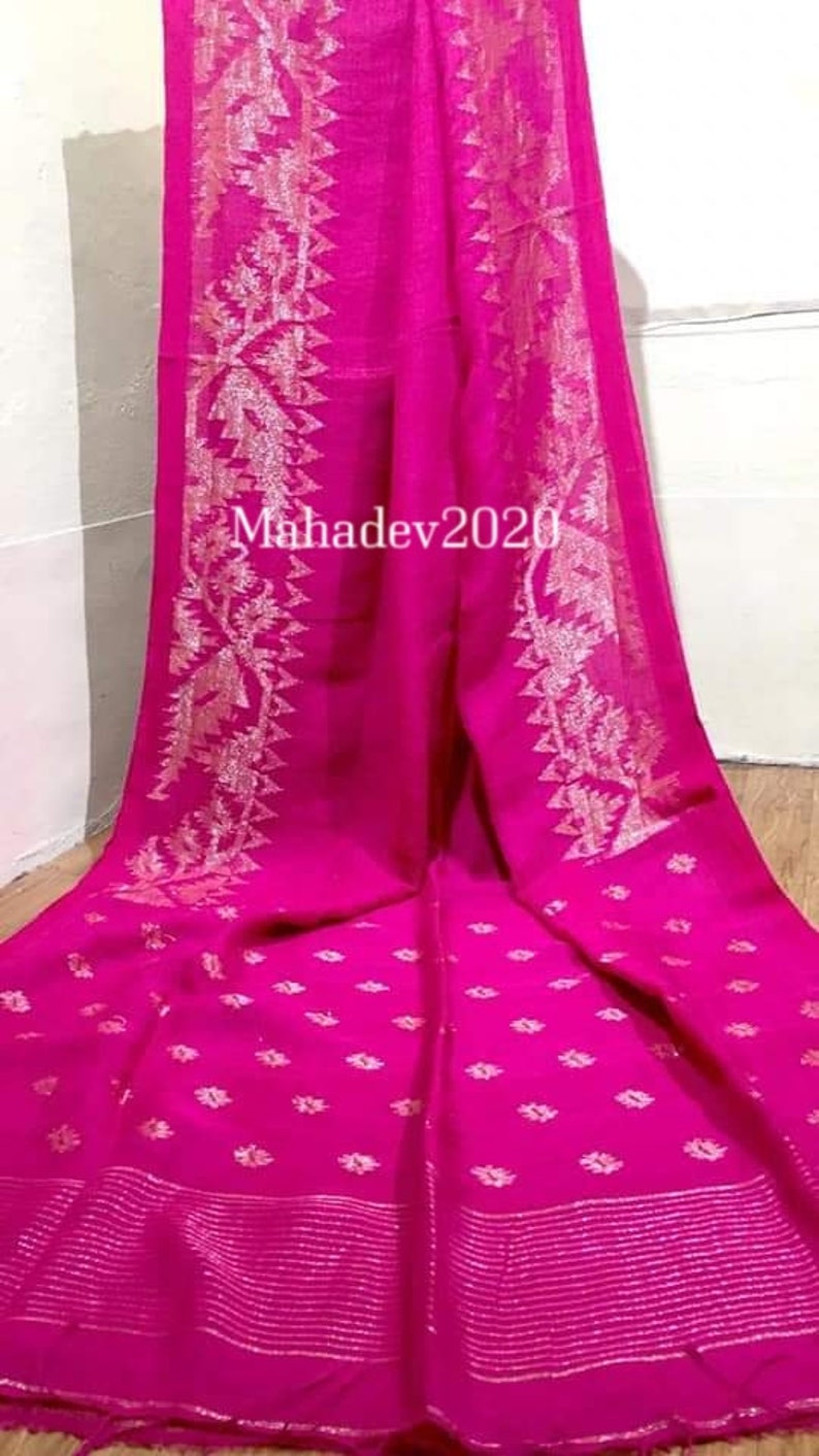 linen by linen jamdani