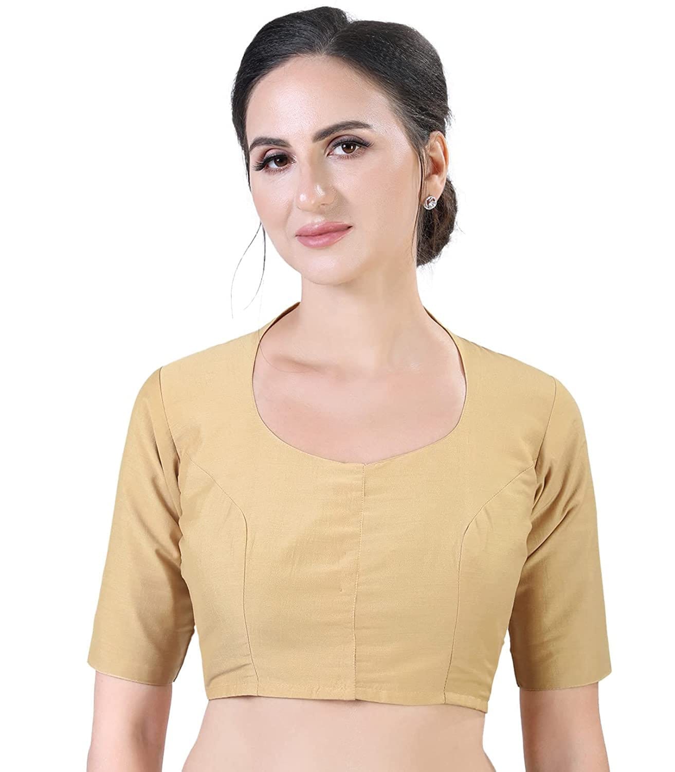 high neck ladies blouse