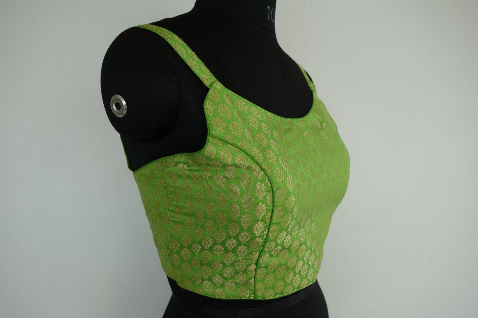 green spaghetti strap
