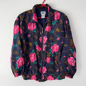 Vintage Silk Zip Jacket - Etsy