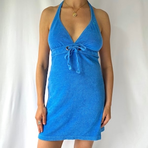 halter neck blazer dress Onyx Black Halter Blazer Mini Dress main image 1