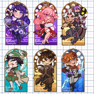 3&#39;&#39;  Genshin 3D Acrylic Charms