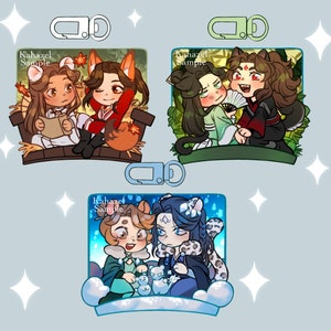3.5&#39;&#39; MXTX Wooden Charms, SVSSS and TGCF