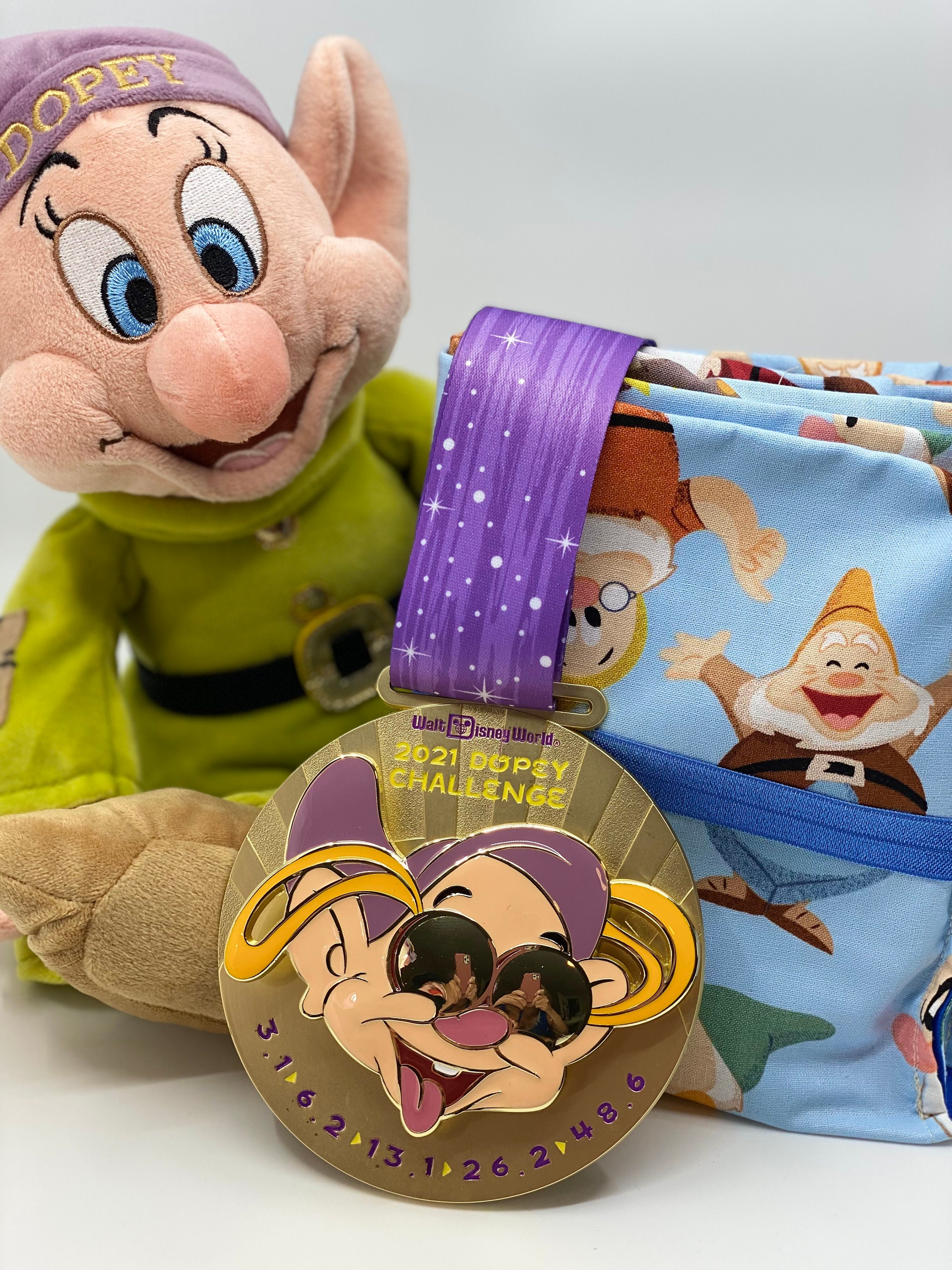 Dopey Medal Holder Medal Bag Dopey Training Dopey Challenge Etsy