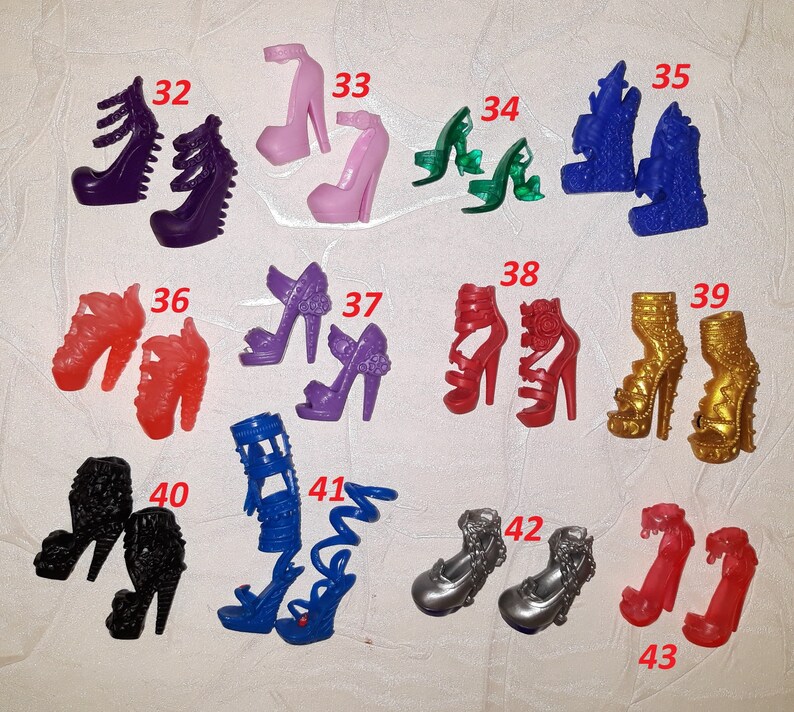 Monster High Doll Shoes MH doll Shoes customer altered art Etsy