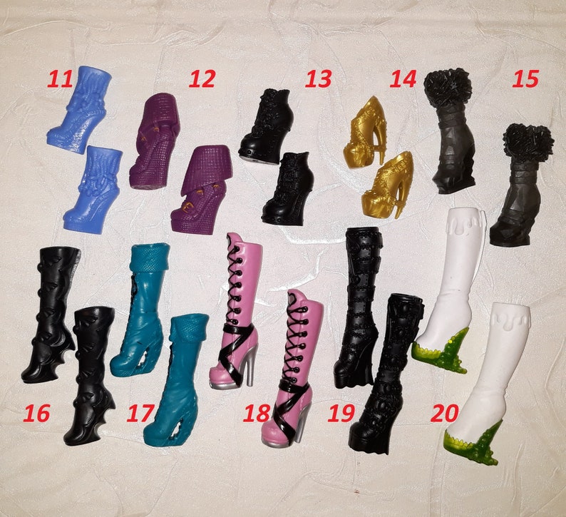 Monster High Doll Shoes MH doll Shoes customer altered art Etsy