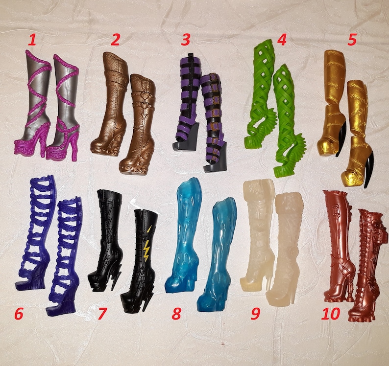 Monster High Doll Shoes MH doll Shoes customer altered art Etsy