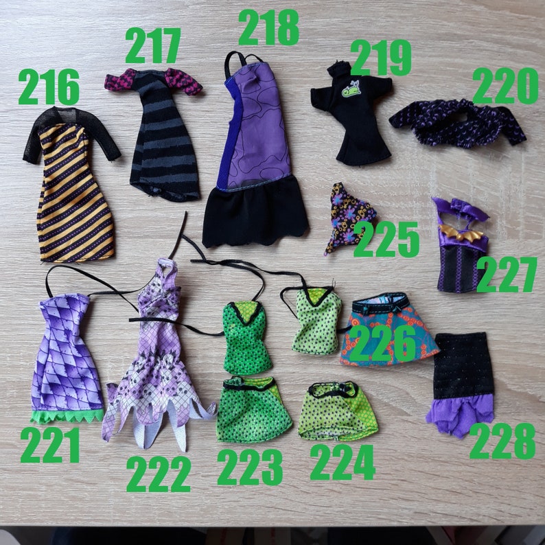 monster high clothes