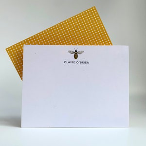 Bees Personalized Note Cards